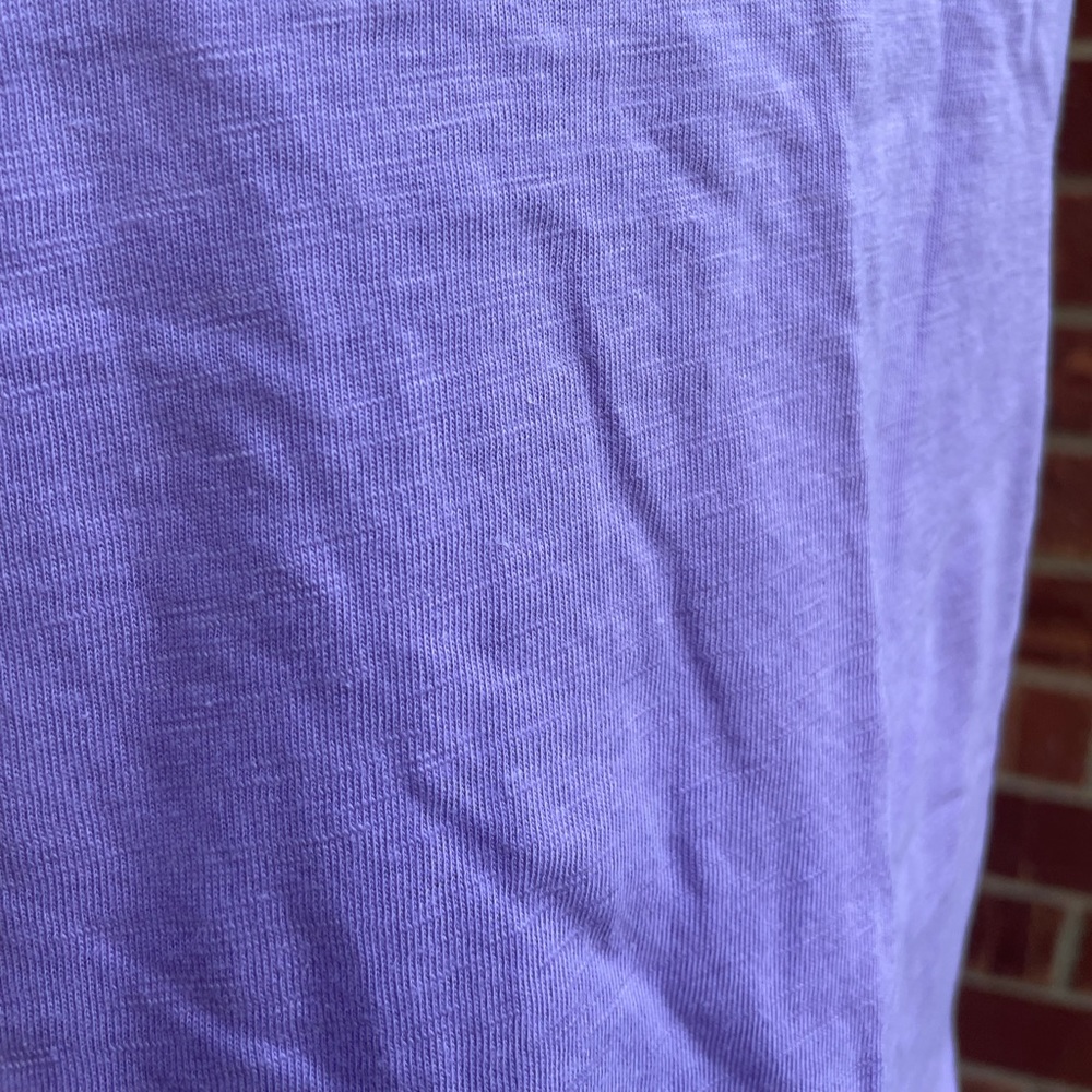Jessica Simpson NWT Purple Ruffle Short Sleeve Shirt (Small) - Picture 5 of 9